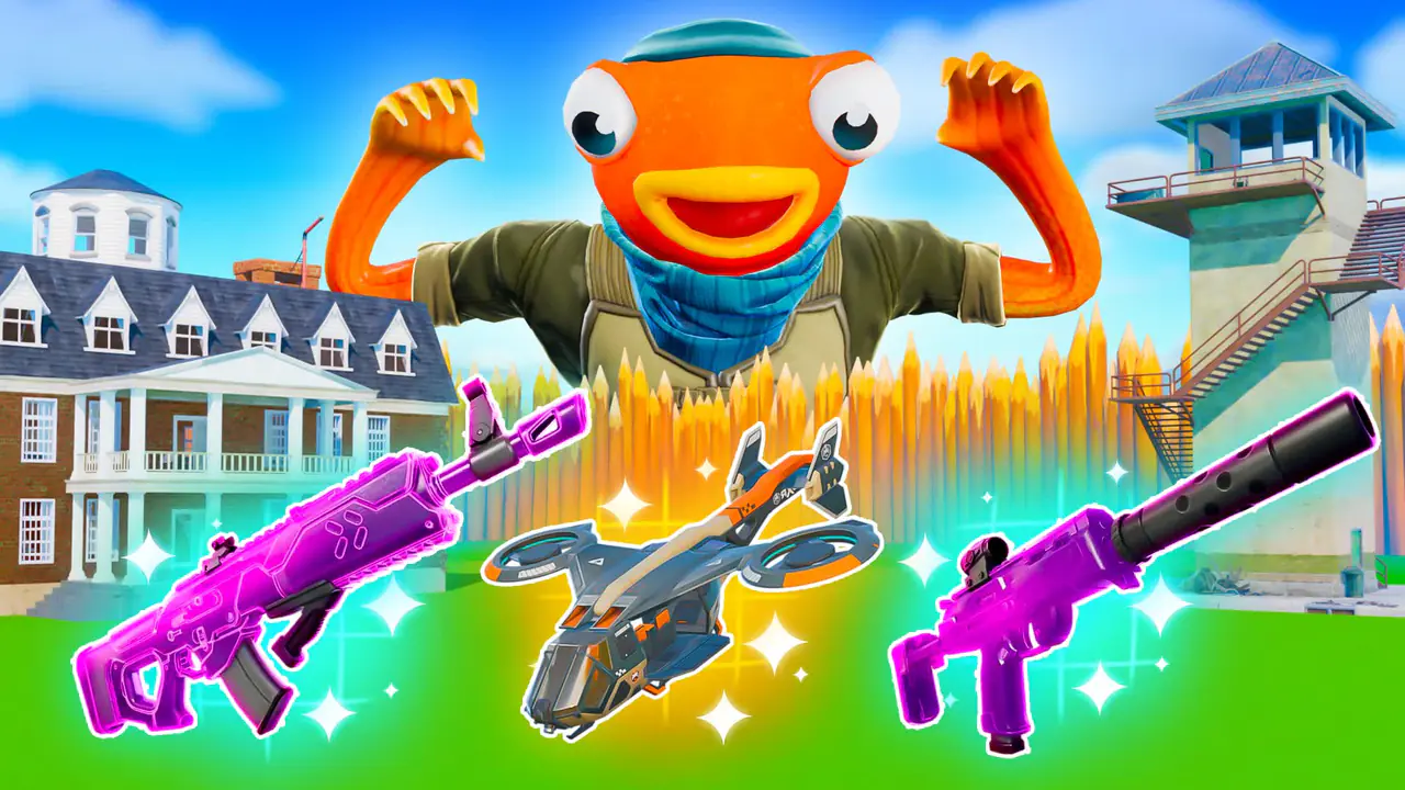 Vignette de la map 1v1 WITH ALL GUNS & ZOMBIES